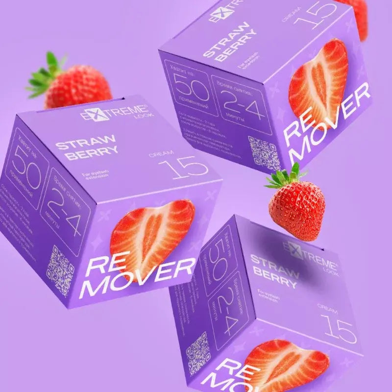 Remover crema per ciglia - Strawberry