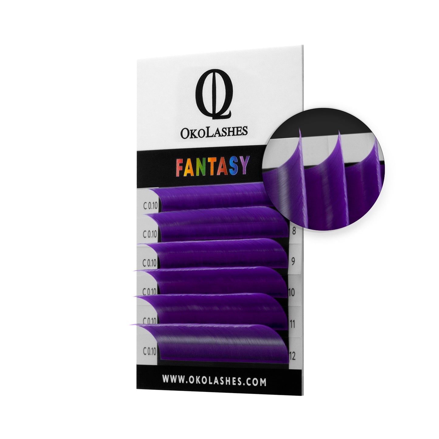 Ciglia OkoLashes FANTASY Colorate - mix (Viola)