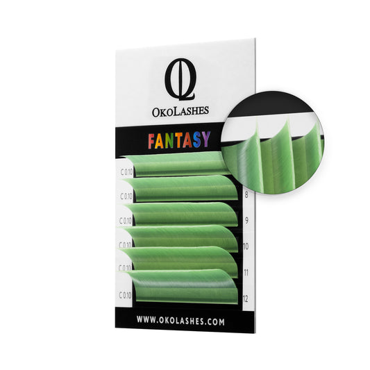Ciglia OkoLashes FANTASY Colorate - mix (Verde)