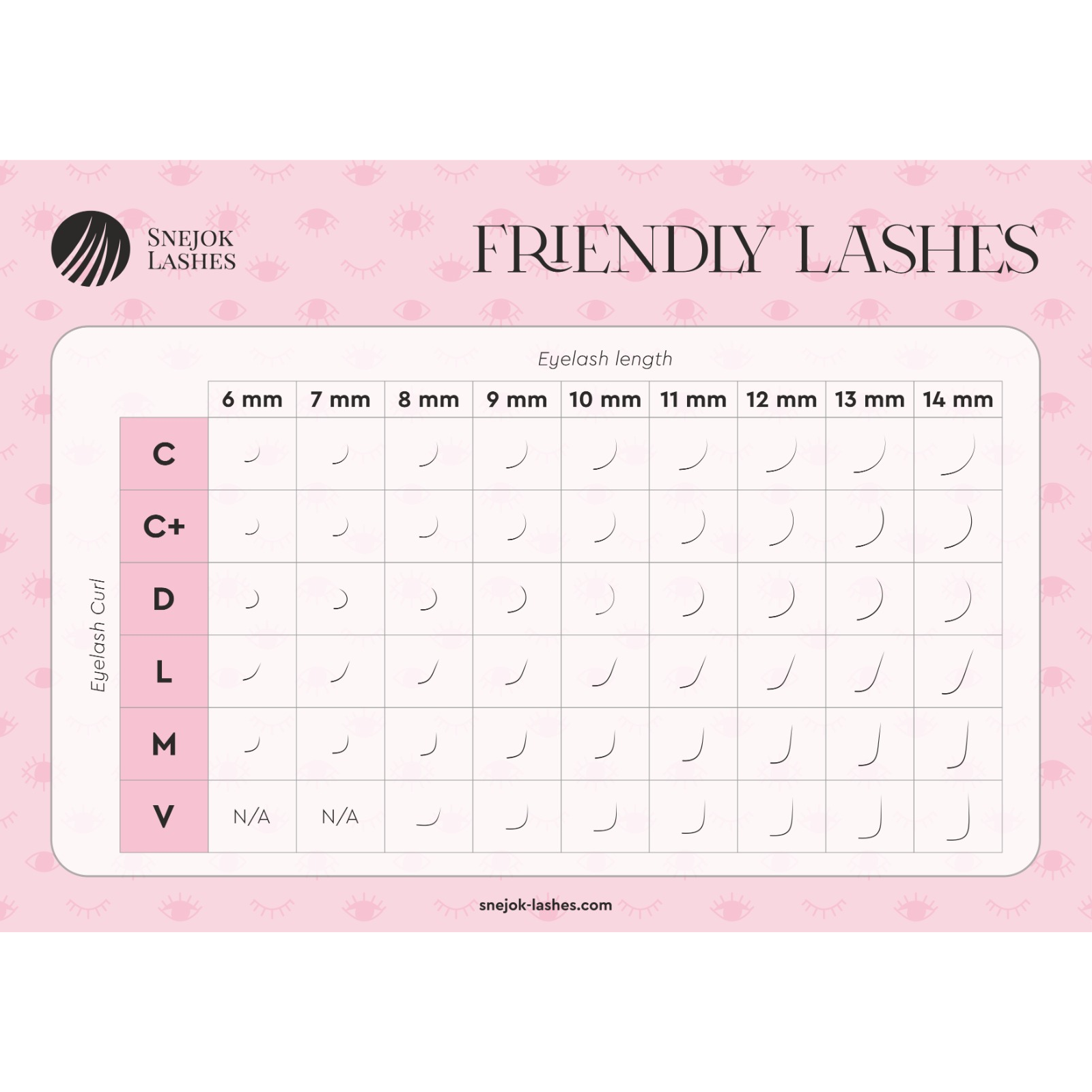 Ciglia Friendly Lashes - lunghezze uniche