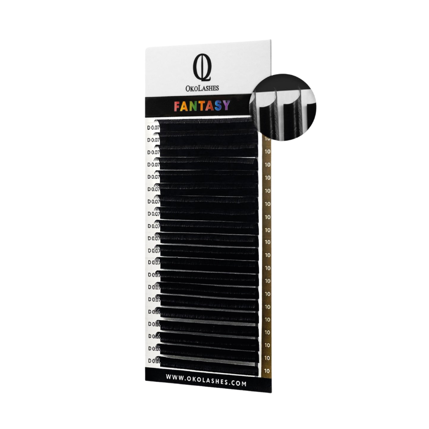 Ciglia OkoLashes FANTASY - mix (Nere) - 20 linee