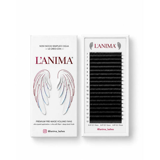 L’ANIMA U YY Black 7/8 mm Pre-Made - 18 Strisce